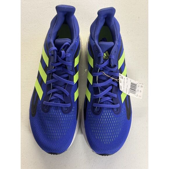 Adidas Solar Glide 4 Running Shoes Men Size 11 Blue Neon Green main image 8